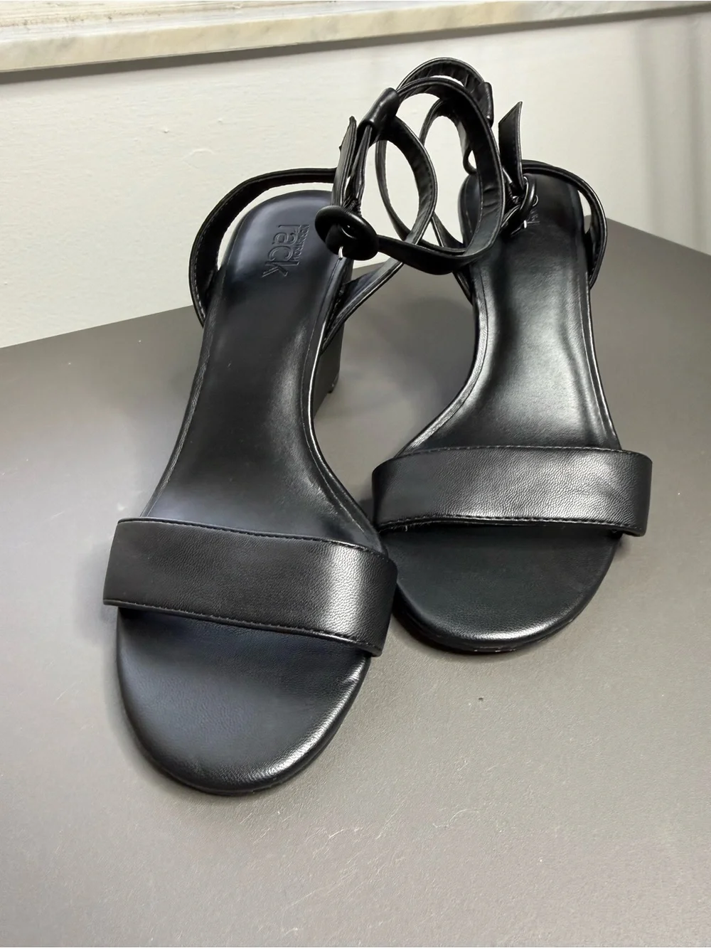 Nordstrom Rack Carrie Wedge Sandal In Black